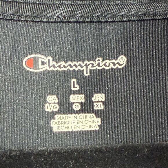 Champion NCAA TCU Horned Frogs Half Zip Black Pullover Jacket Women's Size L - Picture 3 of 10